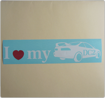 I Love My DC2 decal